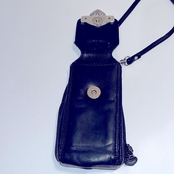 Vintage Brighton leather mini crossbody bag - Picture 4 of 7